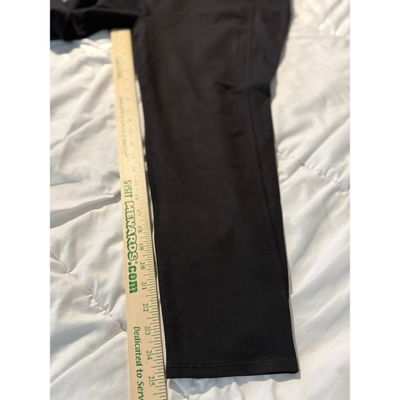 MTA Sport Womens Black Activewear Leggings Plus Size 2X Zipper Pocket Athleisure - Picture 10 of 12
